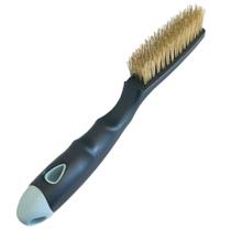 Escova manual de aço 4 fileiras cabo de plástico - 0.2024 - Compel