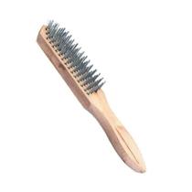 Escova Manual em Aço Carbono com 4 fileiras e cabo de madeira SPARTA Escova Manual em Aço Carbono com 4 fileiras e cabo de madeira SPARTA