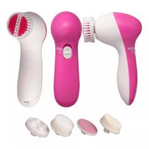 Escova Massageador Eletrico 2 veloc. Corpo E Rosto 5 Em 1 Escova Massageador Eletrico 2 veloc. Corpo E Rosto 5 Em 1