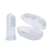 Escova Massageadora Bebê Silicone com Estojo Protetor Escova Massageadora Bebê Silicone com Estojo Protetor