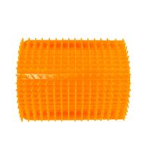 Escova massageadora coçadinha truqys pets laranja