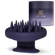 Escova massageadora de couro cabeludo BEAUXSOI Shampoo de silicone para crescimento de cabelo