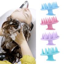 Escova Massageadora De Couro Cabeludo Pente de Silicone Escova Massageadora De Couro Cabeludo Pente de Silicone