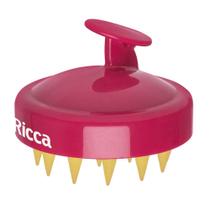 Escova massageadora de couro cabeludo shampoo brush ricca
