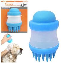 Escova Massageadora Para Cachorro E Gato Com Dispenser ul