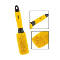 Escova Microfibra Retangular Macia Limpeza Rodas Aros Escova Microfibra Retangular Macia Limpeza Rodas Aros