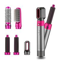 Escova Modeladora 5 Em 1 Potente Rosa 110v