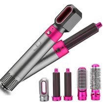 Escova Modeladora 5 Em 1 Potente Rosa 110V