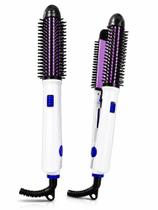Escova Modeladora E Chapinha Alisadora Multifuncional 2 Em 1 Bivolt