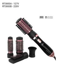 Escova Multifuncional 5 em 1 Super Íon 3000 Lizz 1300W 127V