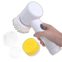 Escova Multifuncional Recarregável Lava Carro Friso Cozinha