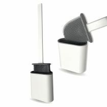 Escova Multiuso Banheiro para vaso Sanitário e ralo De Silicone Flexível - Majestic