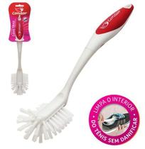 Escova Multiuso Lava Tenis Com Cabo Emborrachado Vermelho - Condor Escova Multiuso Lava Tenis Com Cabo Emborrachado Vermelho - Condor