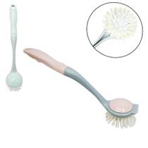Escova multiuso redonda com raspador e cabo plastico master clean colors 29cm - TOP UTIL Escova multiuso redonda com raspador e cabo plastico master clean colors 29cm - TOP UTIL