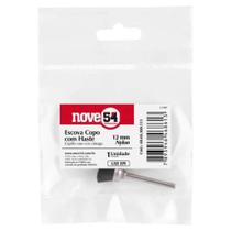 Escova Nylon Copo 12mm Com Haste P/ Microretifica NOVE54 Escova Nylon Copo 12mm Com Haste P/ Microretifica NOVE54