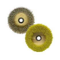 Escova Nylon e Pelo Com Flange 300mm Stalux Para Enceradeira