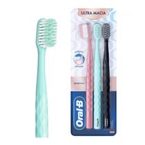 Escova Oral-B Iconic Sensitive Ultra Suave Com 3und