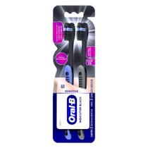 Escova Oral B Indicator Black Sensitive - Embalagem com 2 Unidades