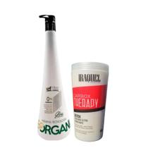 Escova Orgânica Sem Formol 1l - Xefliss A MELHOR DO BRASIL + BOTOX 1KG- IRAQUEL