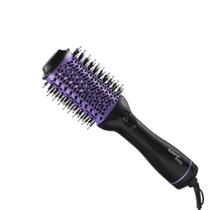Escova Oval Secadora e Alisadora Taiff Easy Preta e Lilas 1200W 220V