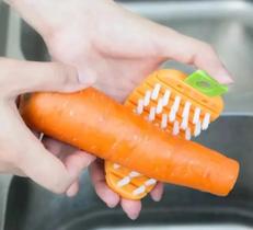 Escova Para Alimentos Lavar Higienizar Frutas Legumes Raízes Escova Para Alimentos Lavar Higienizar Frutas Legumes Raízes