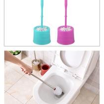 Escova Para Banheiro de Limpeza Vaso Sanitário Lavatina - Cores Sortidas