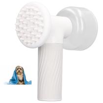 Escova para Banho Espuma Pet Cao Cachorro Gato Animal de Estimaçao Dispenser Automatico Shampoo USB Bateria Recarregavel Massageadora Higiene Limpeza