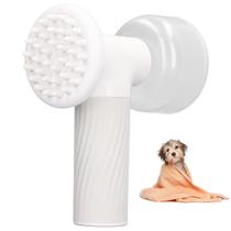 Escova para Banho Espuma Pet Cao Gato Cachorro Animal de Estimaçao Dispenser Shampoo Automatico Bateria Recarregavel USB Massageadora Limpeza Higiene