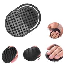 Escova para Cabelo de Bolso Barbeiro Barber Oval Profissional Dompel Preto