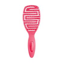 Escova para cabelo maya cor rosa dompel