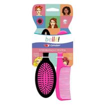 Escova para Cabelo Oval + Pente Condor Bellê