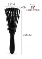 Escova Para Cabelos Crespo E Cachos Pente Polvo Qualidade - excelecia