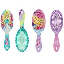 Escova para cabelos oval almofadada - barbie - 6895 - condor