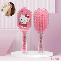 Escova Para Cabelos Oval Base Almofada Pente Hello Kitty Escova Para Cabelos Oval Base Almofada Pente Hello Kitty