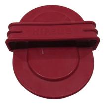 Escova Para Cavalo Flexível Raspadeira Vermelha Pra Banho E Pelo