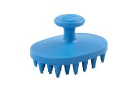 Escova para cuidar de cães Dexas BrushBuster Silicone Pro Blue