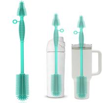 Escova para Garrafa Raymeefa de Silicone com Dupla Face e Cabo Resistente Escova para Garrafa Raymeefa de Silicone com Dupla Face e Cabo Resistente