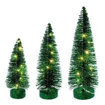 Escova para garrafas de mesa Trees Vickerman 20-25-30 cm LED verde