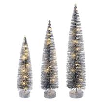Escova para garrafas Tabletop Tree Vickerman 41, 51, 61 cm prata