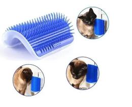 Escova para gato Massageadora c/ Catnip Tira Pelos