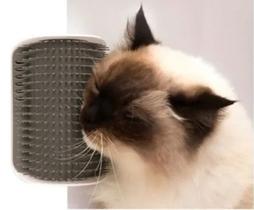 Escova para gatos, auto escovadeira com erva do gato