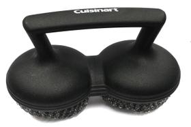 Escova para grelhar Cuisinart CCB-505 Power Scour em aço inoxidável preto