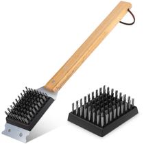 Escova para grelhar SIMPLETASTE Durável com raspador e cabeça extra