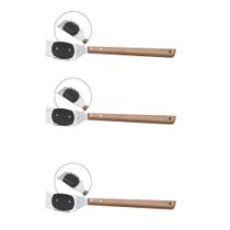 Escova para Grelhas 3 Unidades Tramontina Churrasco com Lâmina em Aço Inox e Cabo de Madeira 41.6 cm Escova para Grelhas 3 Unidades Tramontina Churrasco com Lâmina em Aço Inox e Cabo de Madeira 41.6 cm