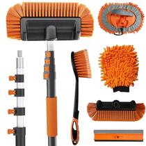 Escova para Lavagem de Carro Buyplus com Alcance de 18FT e Cabo Longo + Kit