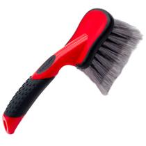 Escova para Lavagem de Carro Mothers 25,5 cm Limpador de Pneus Vermelho e Preto