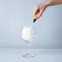 Escova Para Lavar Copos Com Cabo De Bambu Escova Para Lavar Copos Com Cabo De Bambu