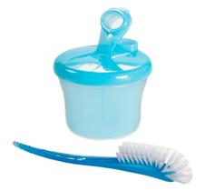 Escova para Lavar Mamadeira Avent Dosador Leite em Po Azul