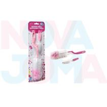 Escova Para Lavar Mamadeira E Bico Da Pais E Filhos Rosa