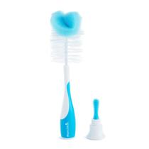 Escova para Limpeza de Mamadeiras e Bicos Munchkin Azul